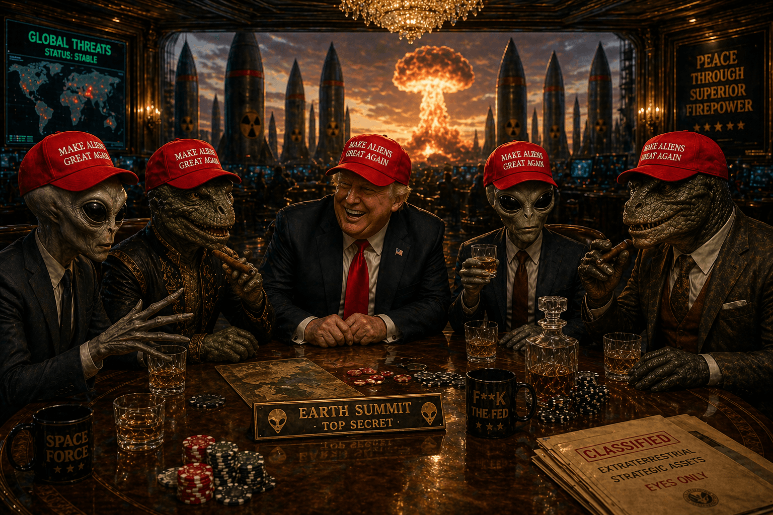 Earth Summit · Σ-07 Quorum · classified briefing